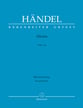 ALCINA VOCAL SCORE cover